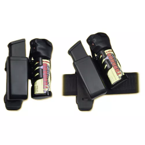 ESP pouzdro rotační MOLLE pro zásobník 9mm Luger a sprej SHT-14