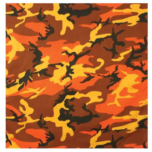 ROTHCO šátek 55 x 55 cm SAVAGE ORANGE CAMO