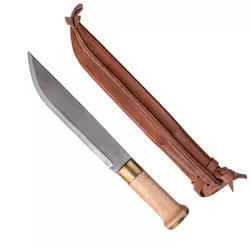 MIL-TEC nůž FINSKÝ velký 32cm s koženým pouzdrem