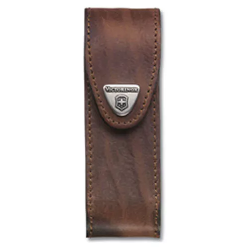 VICTORINOX pouzdro kožené na nůž 111mm 1-3 HNĚDÉ
