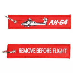 FOSTEX klíčenka REMOVE BEFORE FLIGHT / AH-64