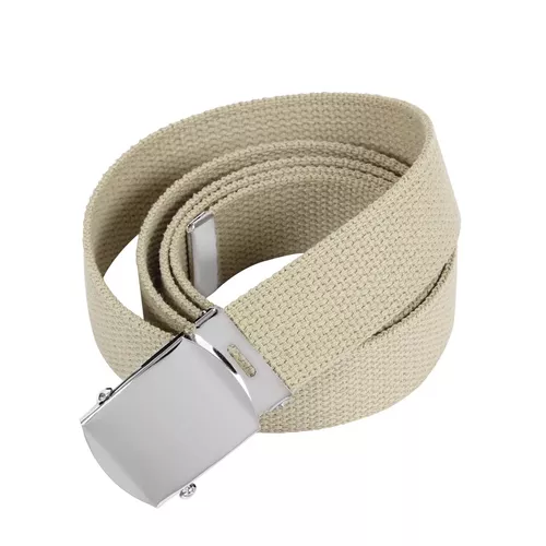 ROTHCO opasek s chromovou sponou 110 cm KHAKI