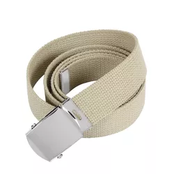 ROTHCO opasek s chromovou sponou 110 cm KHAKI