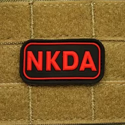 JACKETS TO GO nášivka KREV NKDA plast ČERNÁ/ČERVENÁ