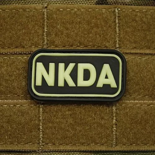 JACKETS TO GO nášivka KREV NKDA plast GLOW IN THE DARK