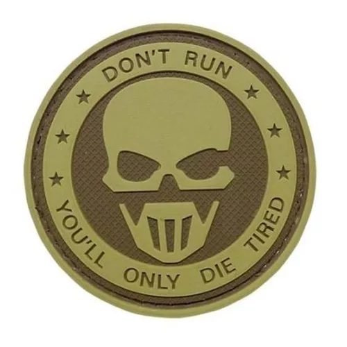 TRU-SPEC nášivka DON´T RUN - GHOST velcro