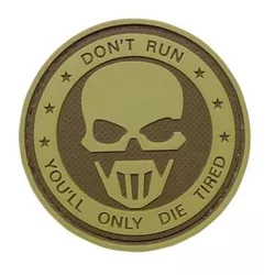 TRU-SPEC nášivka DON´T RUN - GHOST velcro
