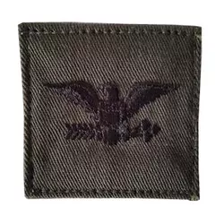 MILITARY RANGE nášivka hodnosti VELCRO COLONEL ZELENÁ