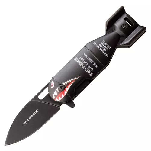 TAC-FORCE nůž zavírací LETECKÁ PUMA ČERNÝ
