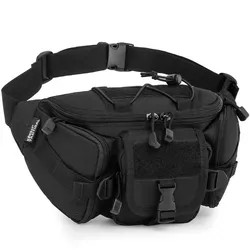 KOMBAT ledvinka taktická velcro ČERNÁ