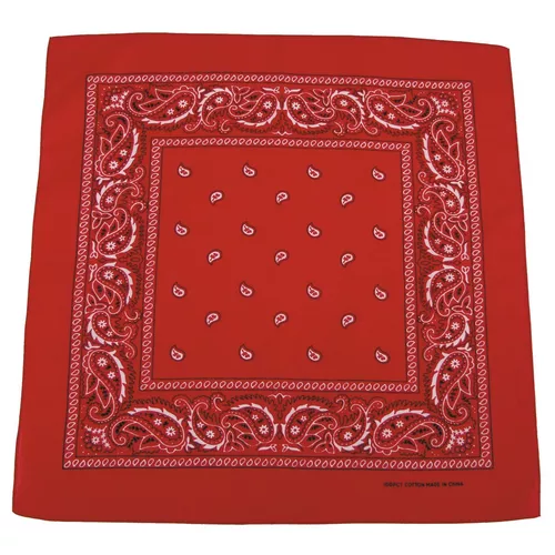 MFH šátek BANDANA 55x55 cm ČERVENÁ/BÍLÁ