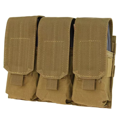 CONDOR OUTDOOR sumka MOLLE na zásobníky 3xM16 COYOTE BROWN