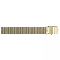 ROTHCO opasek KHAKI s mosaznou provlíkací sponou 135 cm
