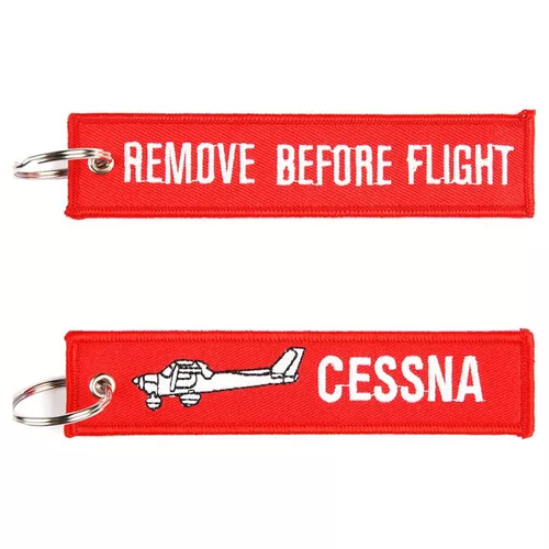 FOSTEX klíčenka REMOVE BEFORE FLIGHT / CESSNA