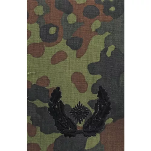 Bundeswehr nárameník BW MAJOR FLECKTARN / černé vyšití