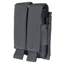 CONDOR OUTDOOR sumka MOLLE dvojitá na zásobník M9 ŠEDÁ