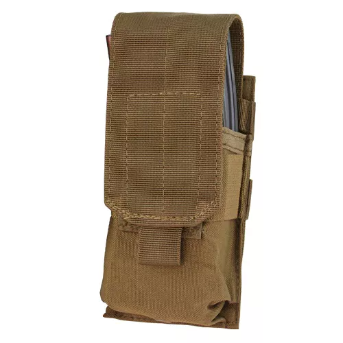 CONDOR OUTDOOR sumka MOLLE na zásobník 2xM4 COYOTE BROWN