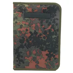 MIL-TEC desky na doklady pro formát A4 na zip s pořadačem BW FLECKTARN