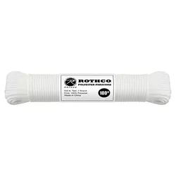 ROTHCO šňůra PARACORD polyester 550LB ø 4 mm / 30 m BÍLÁ