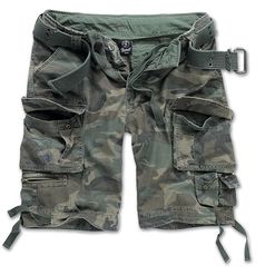 Brandit Kalhoty krátké Savage Vintage Shorts woodland L