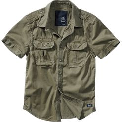 Brandit Košile Vintage Shirt Shortsleeve 1/2 olivová L