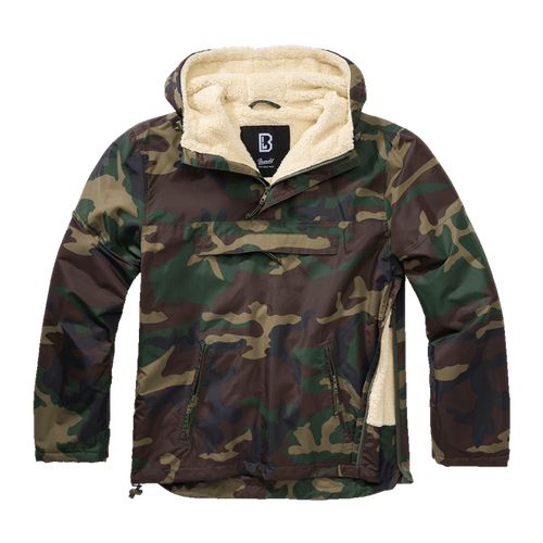 Brandit Bunda Windbreaker Sherpa woodland 3XL