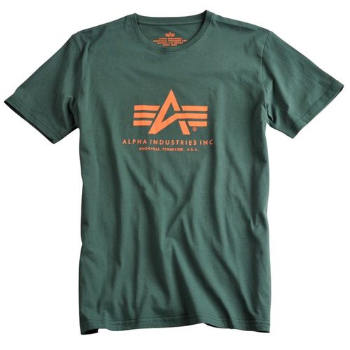 Alpha Industries Tričko  Basic T-Shirt petrolejové 5XL