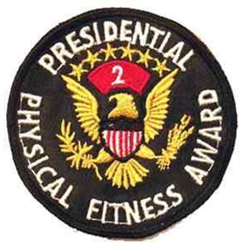 Nášivka: PRESIDENTIAL PHYSICAL FITNESS AWARD