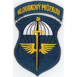 Nášivka: HLOUBKOVÝ PRŮZKUM barevná