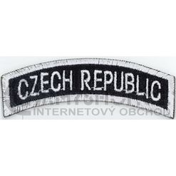 Nášivka: CZECH REPUBLIC [oblouková] černá | bílá