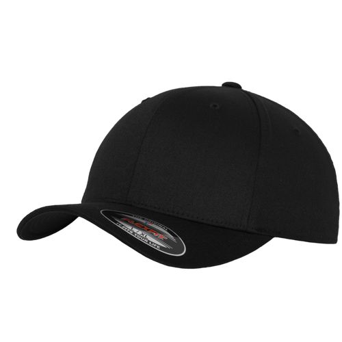 Brandit Čepice Baseball Cap Flexfit Wooly Combed černá | černá S/M