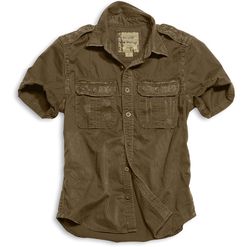 Surplus Košile Raw Vintage Shirt 1/2 hnědá S