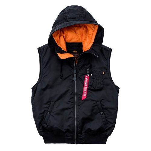 Alpha Industries Vesta  MA-1 Vest Hooded černá XL