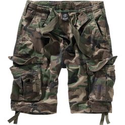 Brandit Kalhoty krátké Pure Vintage Shorts woodland 6XL