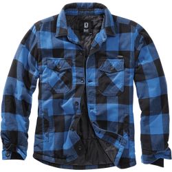 Brandit Bunda Lumberjacket černá | modrá XL