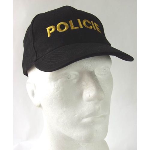 Čepice Baseball Cap POLICIE černá