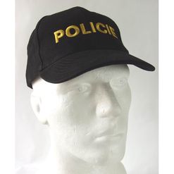 Čepice Baseball Cap POLICIE černá