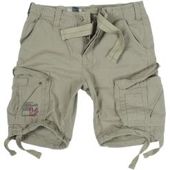 Surplus Kalhoty krátké Airborne Vintage Shorts zelená světle S