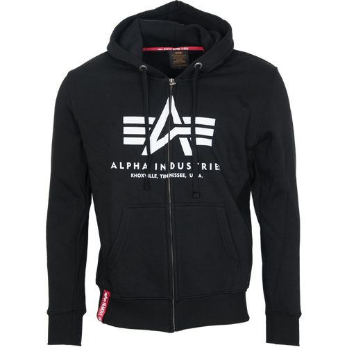 Alpha Industries Mikina  Basic Zip Hoody černá 3XL