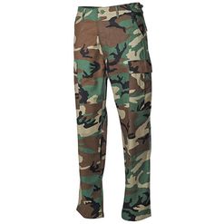 Kalhoty BDU-RipStop woodland S