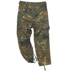 Kalhoty dětské BDU flecktarn XS [116]