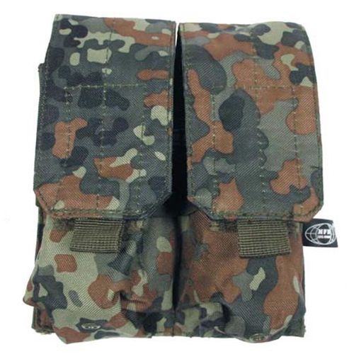 Pouzdro MOLLE na 2 zásobníky flecktarn