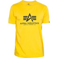 Alpha Industries Tričko  Basic T-Shirt empire yellow L