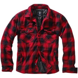 Brandit Bunda Lumberjacket červená | černá S