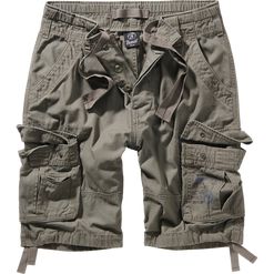 Brandit Kalhoty krátké Pure Vintage Shorts olivové L