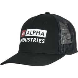 Alpha Industries Čepice  Block-Logo Cap černá