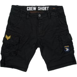 Alpha Industries Kalhoty krátké  Crew Short Patch černé 31