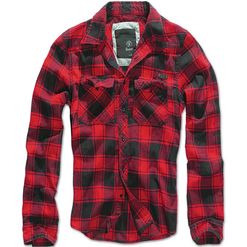 Brandit Košile Check Shirt červená | černá XXL