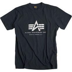 Alpha Industries Tričko  Basic T-Shirt černé S
