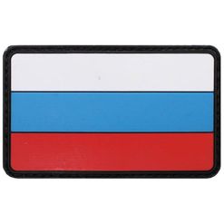 Nášivka gumová 3D: Vlajka Rusko barevná